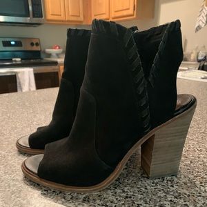 Vince Camuto peep toe bootie